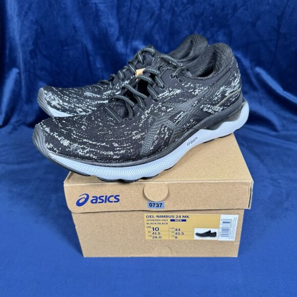 NEW Size 10 - ASICS GEL-Nimbus 24 MK Black 0736/0737 - Picture 2 of 6